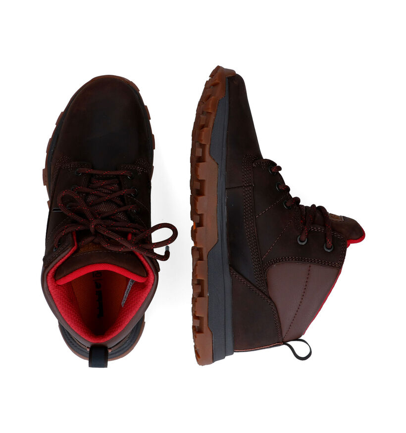 Timberland Treeline Mid Bottines en Marron en nubuck (293795)