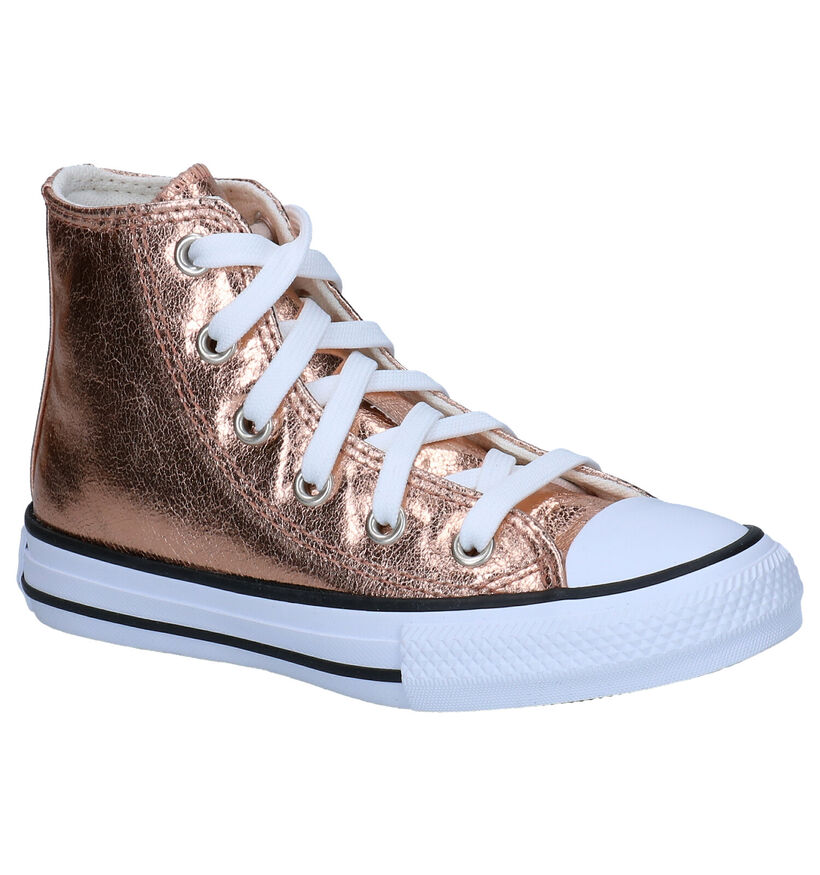 Converse Chuck Taylor All Star Roze Sneakers in kunstleer (286163)
