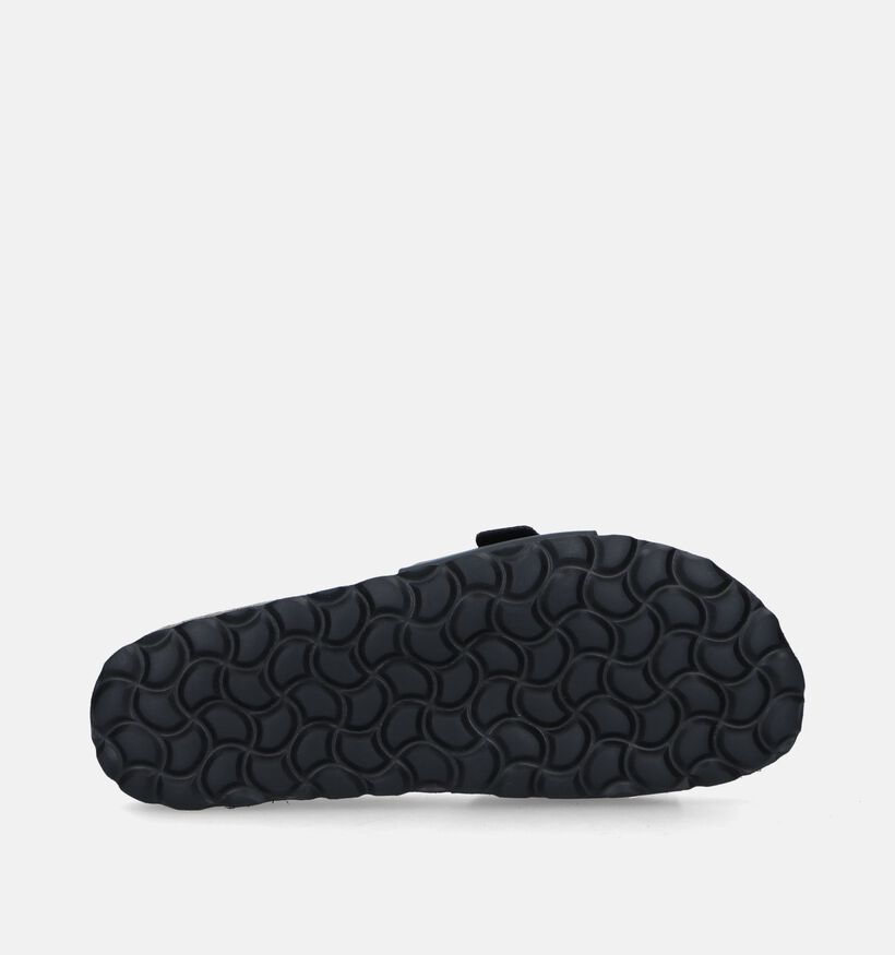 Biotime Nu-pieds plates en Noir pour femmes (349584)