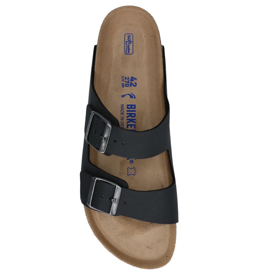 Birkenstock Arizona Nu-pieds en Noir pour hommes (213368)