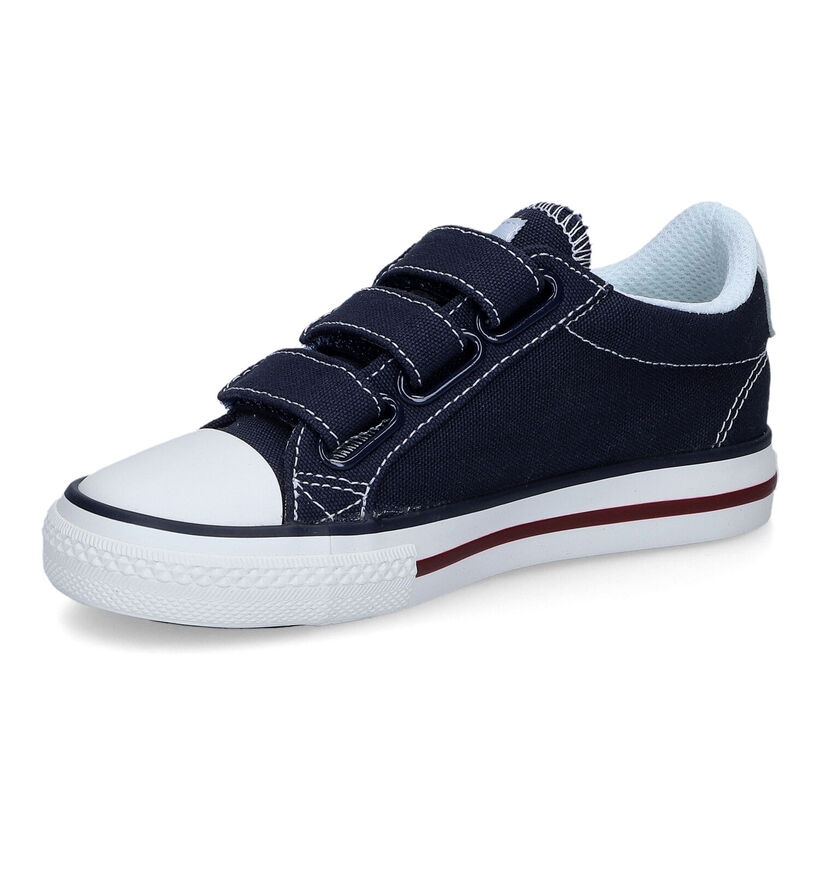 Victoria Blauwe Sneakers in stof (310265)