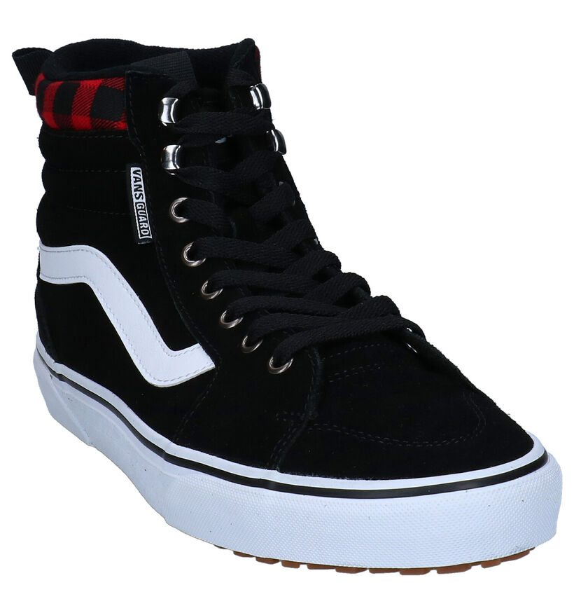 Vans Filmore Hi Baskets en Noir en simili cuir (294265)