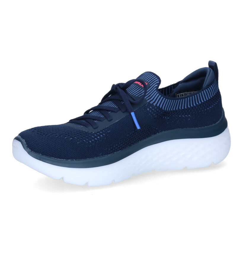 Skechers Go Walk Hyper Burst Moonwalking Baskets en Bleu pour femmes (305299)