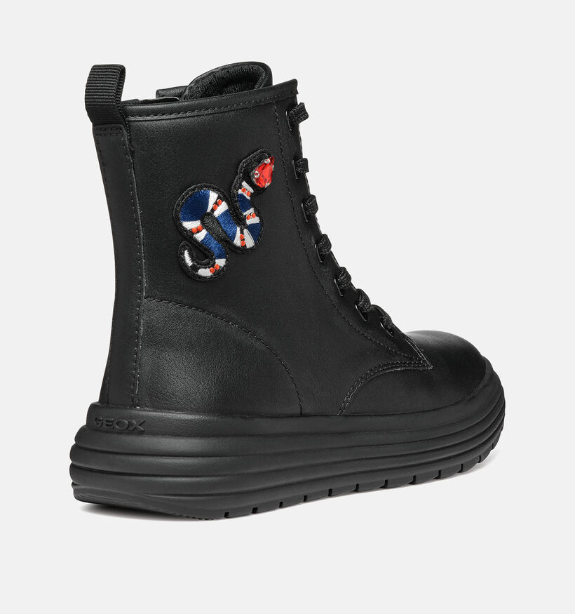 Geox Phaolae Zwarte Boots voor meisjes (344534) - geschikt voor steunzolen