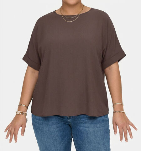 ONLY Carmakoma T-shirts Bruin