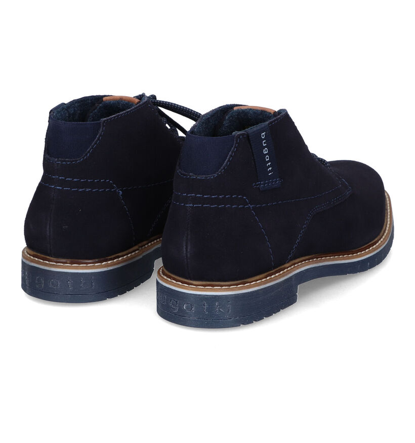 Bugatti Caj Blauwe Hoge Geklede Bottines voor heren (315043)