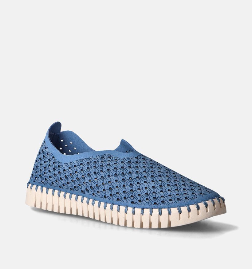 Ilse Jacobsen Tulip Chaussures à enfiler en Bleu pour femmes (355835) - pour semelles orthopédiques