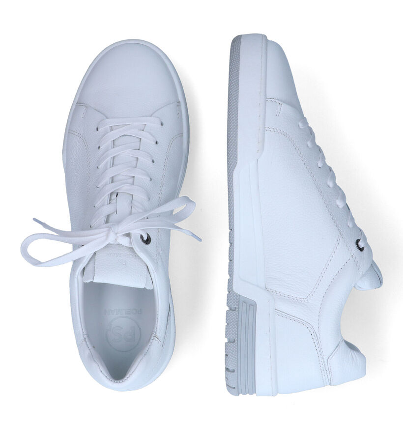 Poelman Lpkevin Chaussures à lacets en Blanc en cuir (310335)