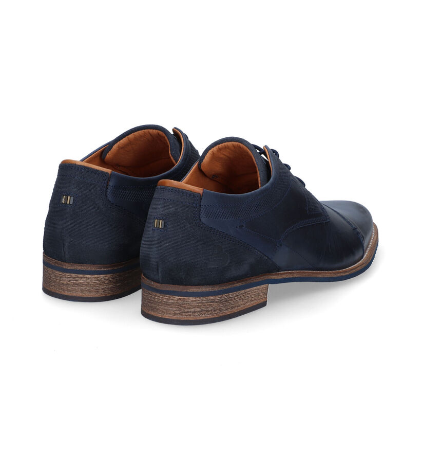 Bullboxer Chaussures classiques en Bleu foncé pour hommes (319438) - pour semelles orthopédiques