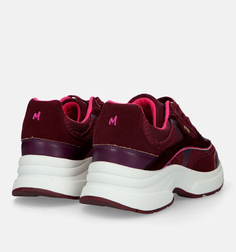 Mexx Moala Bordeaux Sneakers voor dames (328108) - geschikt voor steunzolen