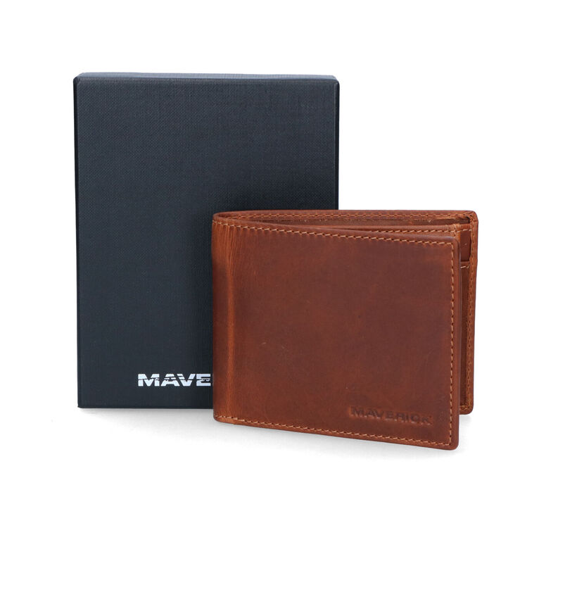 Maverick Portefeuille en Cognac pour hommes (318073)