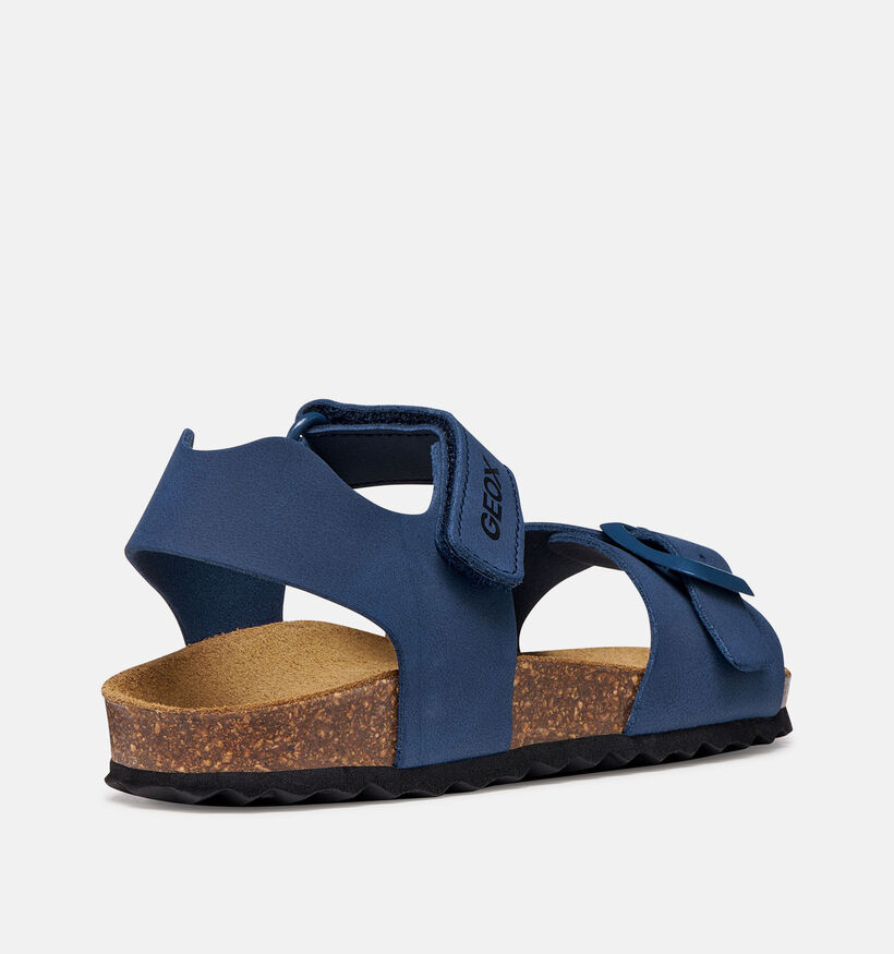 Geox J Ghita Sandales en Bleu fonc&eacute; pour gar&ccedil;ons (370137)