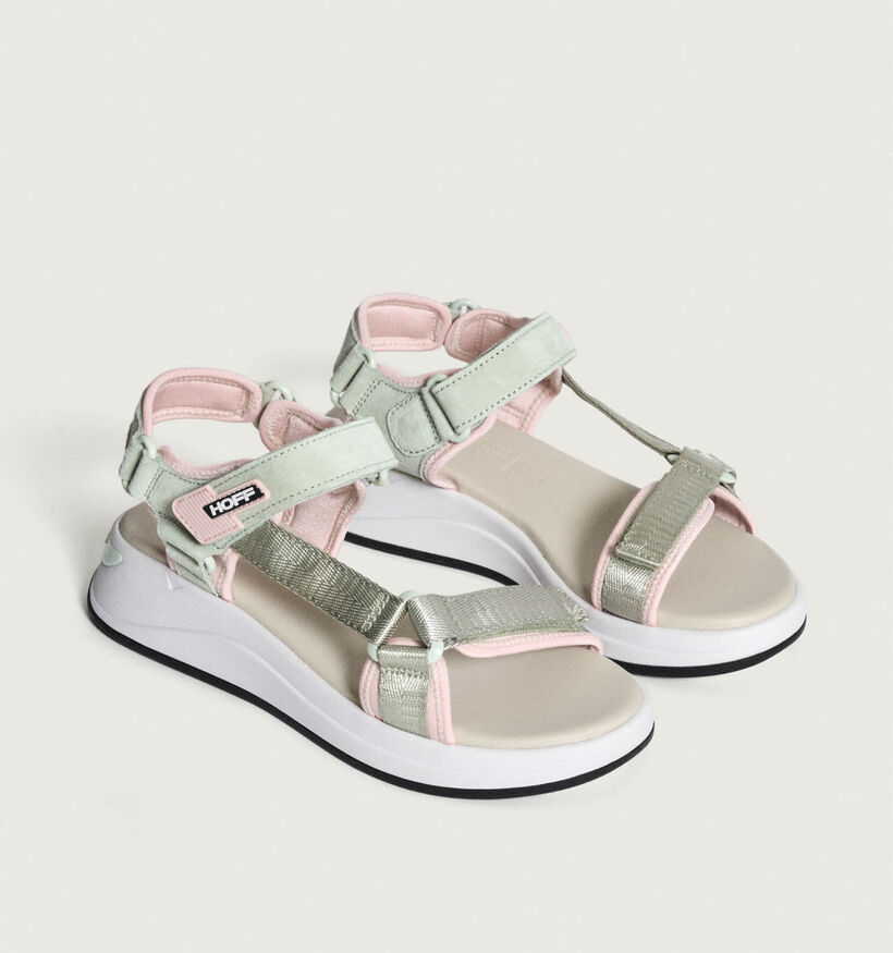HOFF Island Barrow Sandales en Vert Khaki pour femmes (351492)
