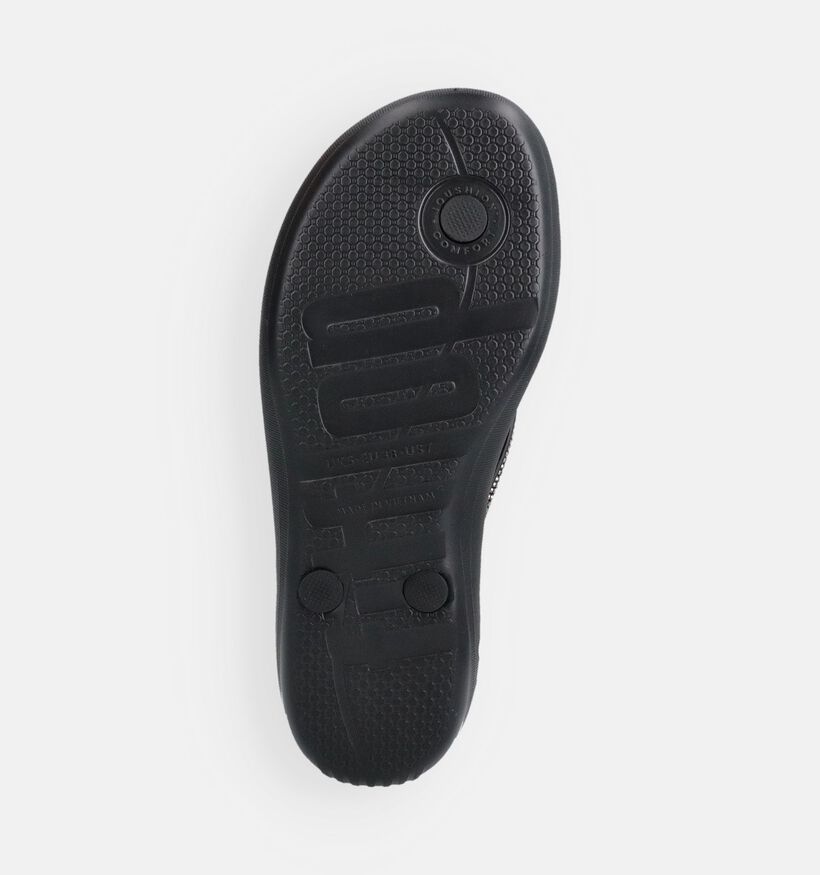 Fitflop Iqushion Sparkle Tongs en Noir pour femmes (368675)