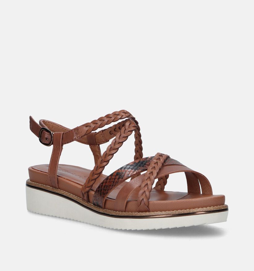 Tamaris Cognac Sandalen Met Sleehak voor dames (338273)