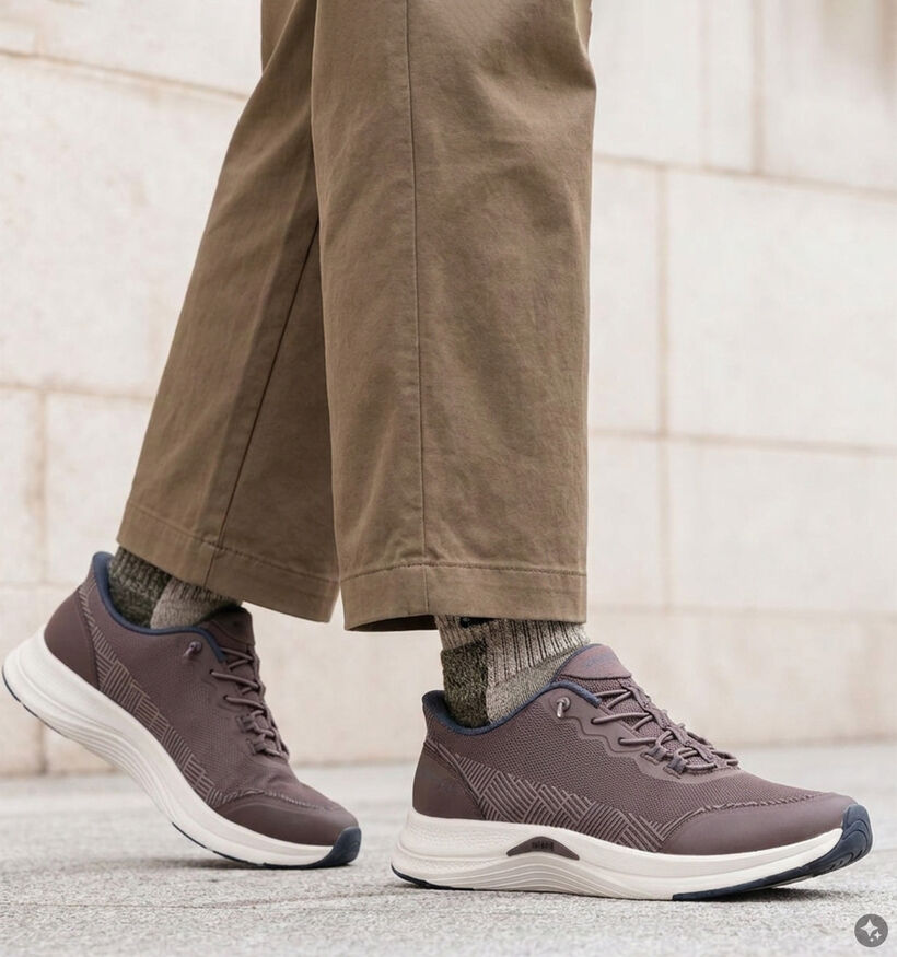 Skechers Arch Fit Vista 2.0 Baskets basses en Marron pour femmes (377981) - pour semelles orthop&eacute;diques
