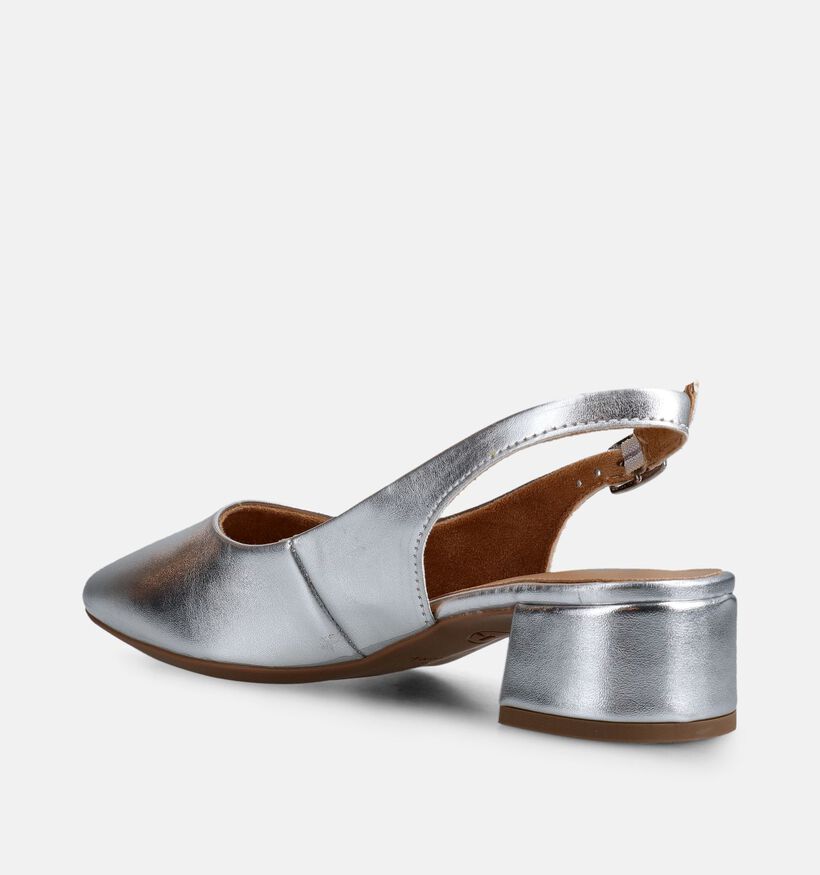 Tamaris Escarpins slingback en Argent pour femmes (367599)