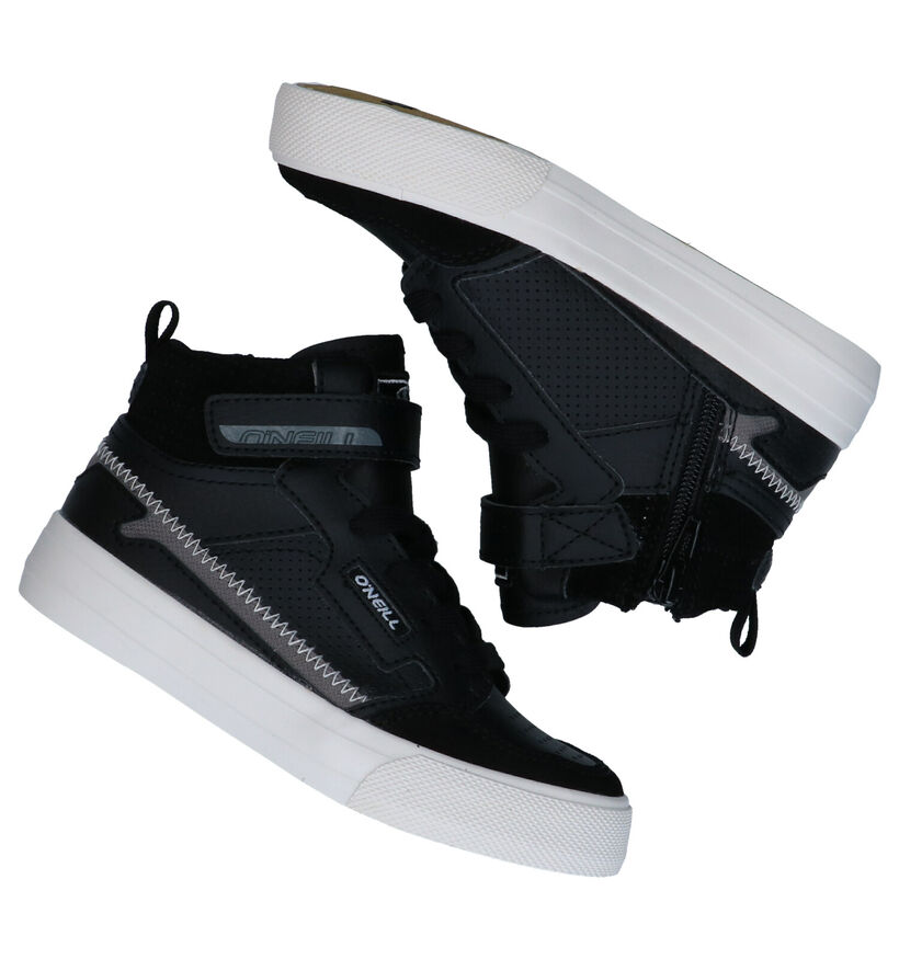 O'Neill Trestless High JR Zwarte Sneakers in kunstleer (279674)