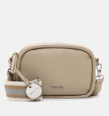 Sac porté croisé beige