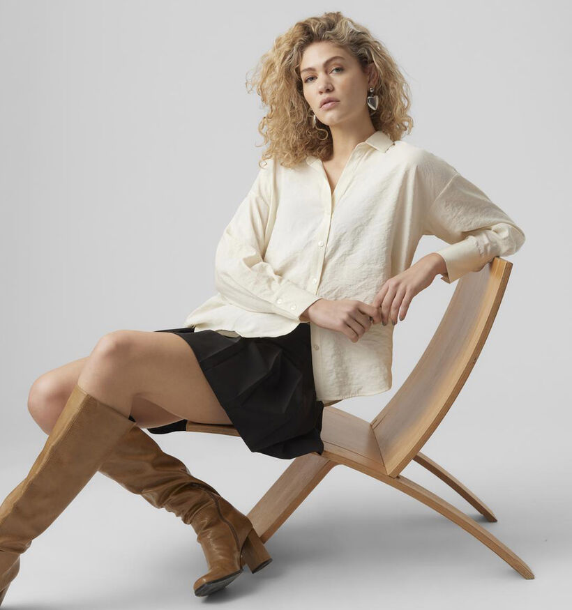 Vero Moda Queeny Beige Oversized hemd voor dames (352209)