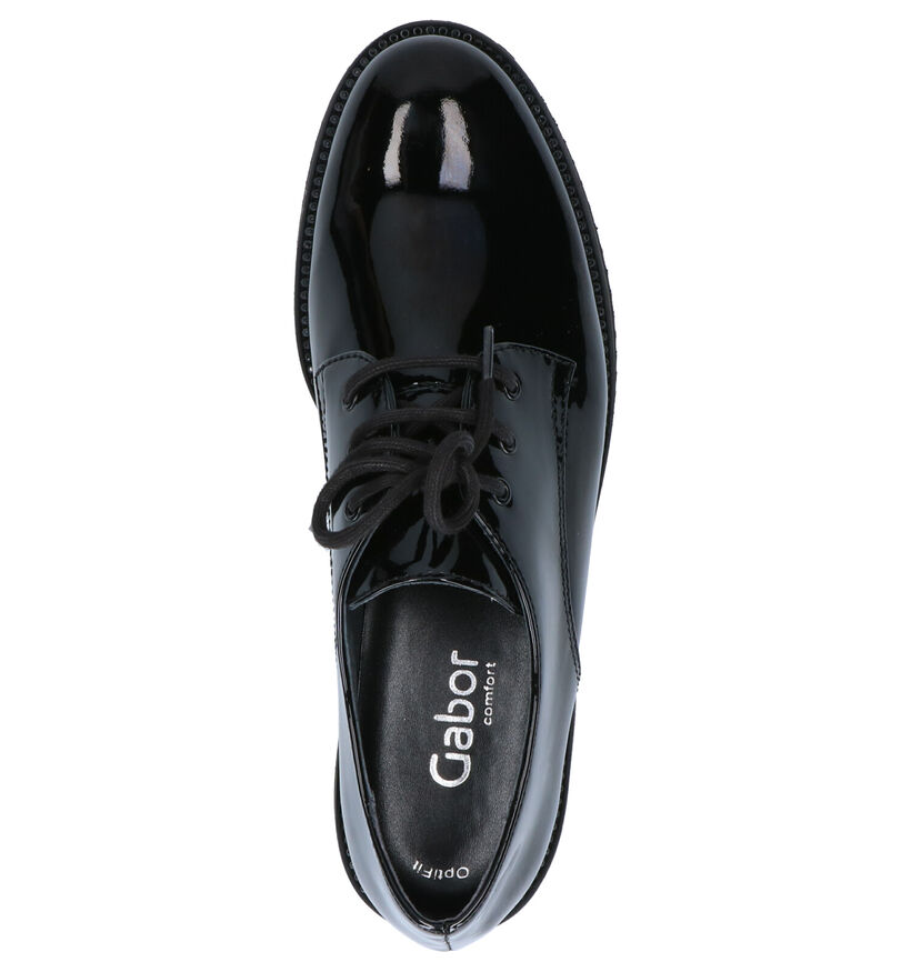 Gabor Optifit Chaussures Basses en Noir en cuir (260214)