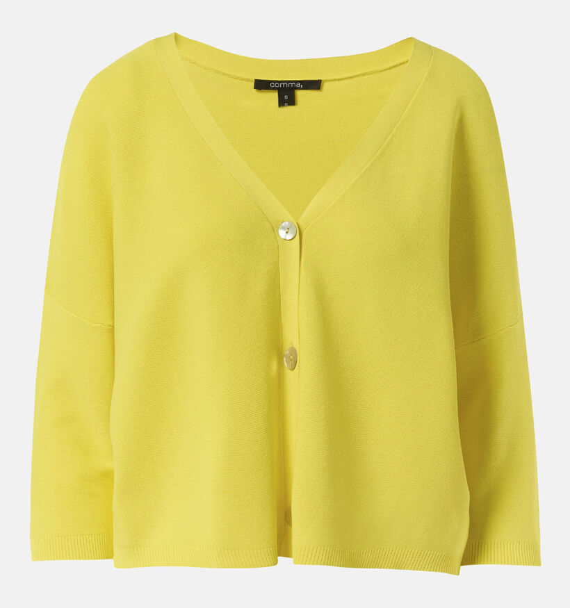 comma Cardigan en Jaune pour femmes (345067)