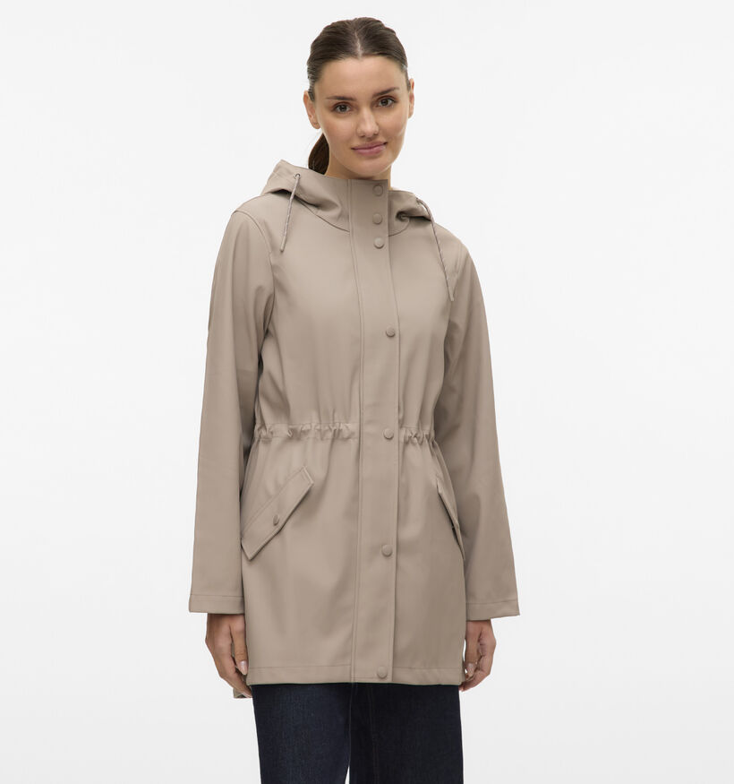 Vero Moda Malou Imperméable en Beige pour femmes (352205)