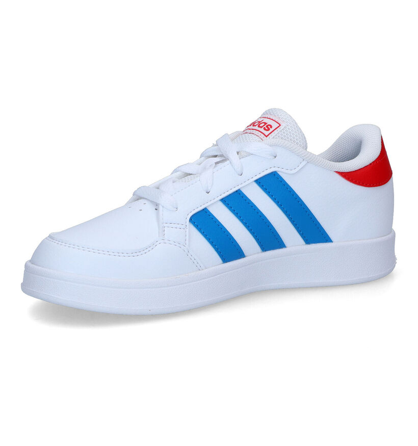 adidas Breaknet Witte Sneakers voor jongens (318924) - geschikt voor steunzolen