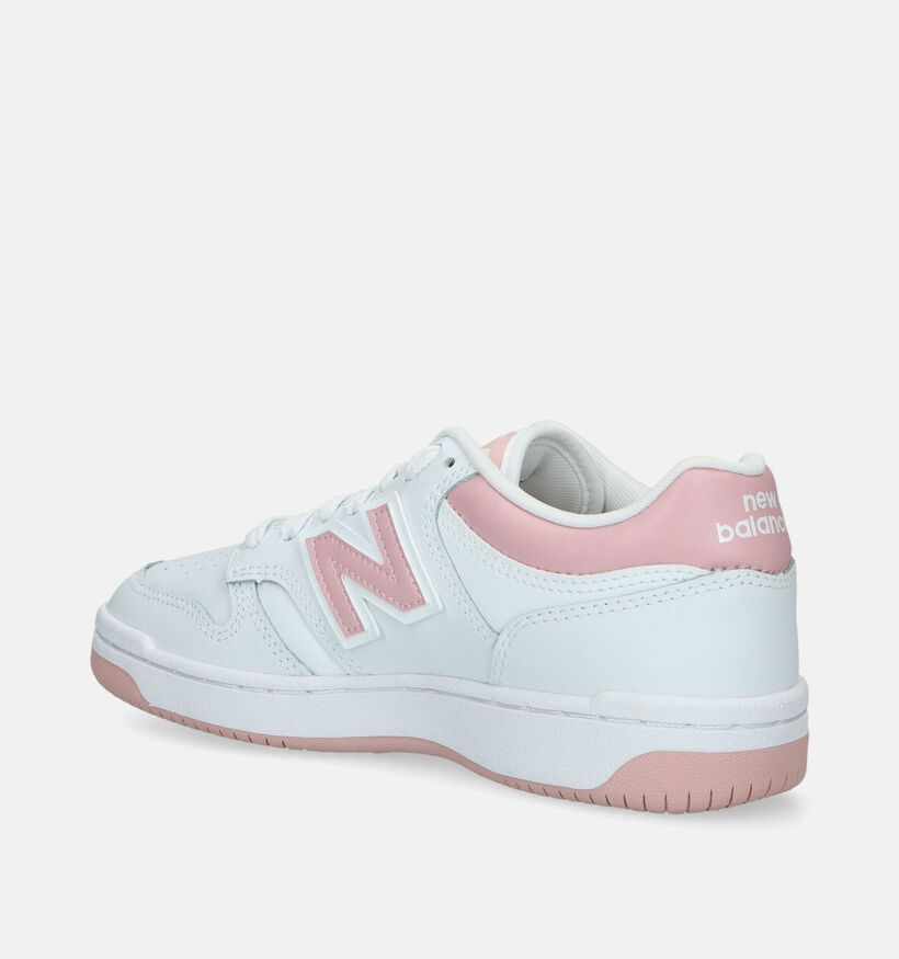 New Balance GSB 480 Baskets en Blanc pour filles, garçons (334557) - pour semelles orthopédiques