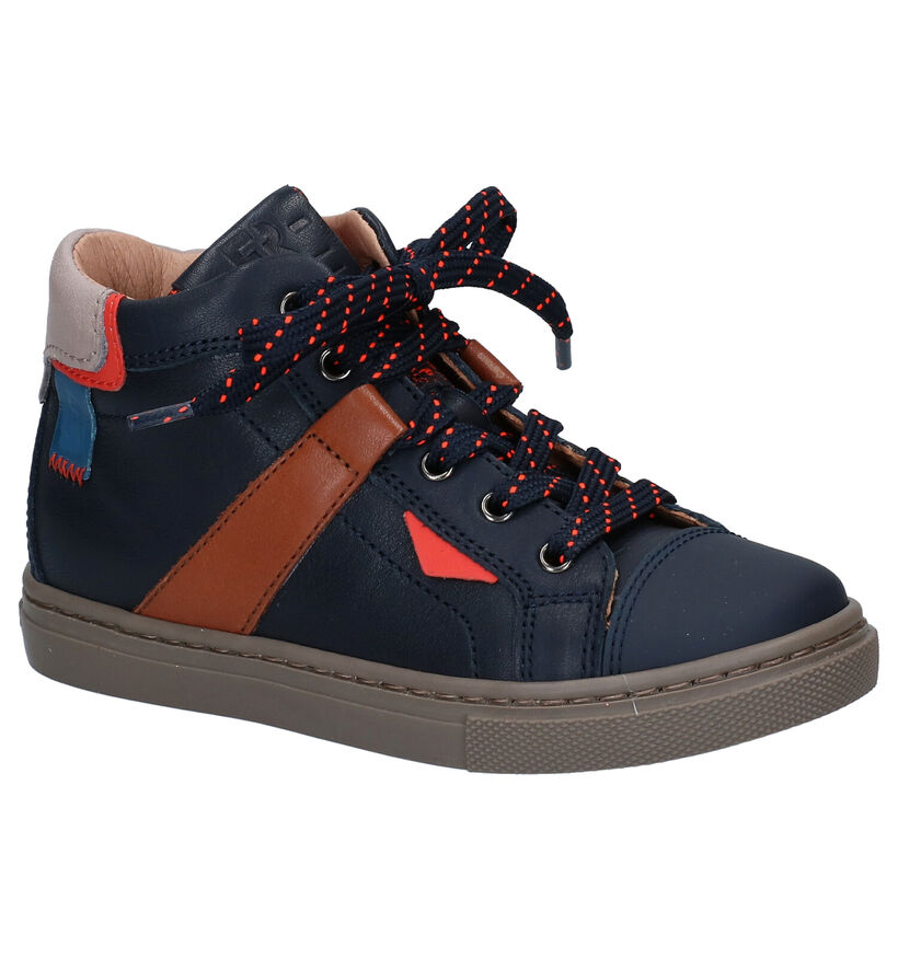 FR by Romagnoli Blauwe Veterschoenen in leer (296122)