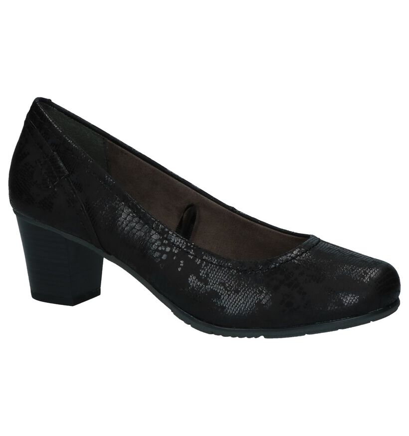 Jana Escarpins classique en Noir en daim (225909)