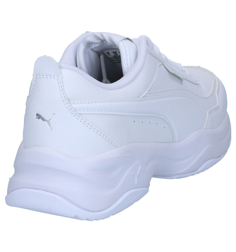 Puma Cilia Mode Witte Sneakers in kunstleer (265519)