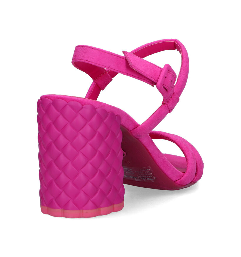 Tamaris Sandales à talons en Rose fuchsia pour femmes (322344)