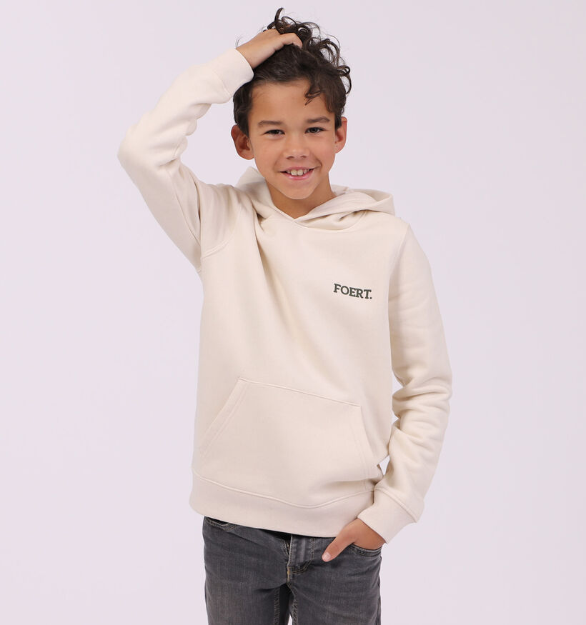 Foert Ecru Unisex Hoodie (310920)