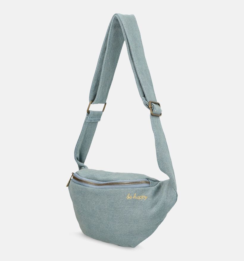 Pieces Salome Denim Blauwe Crossbodytas voor dames (367123)