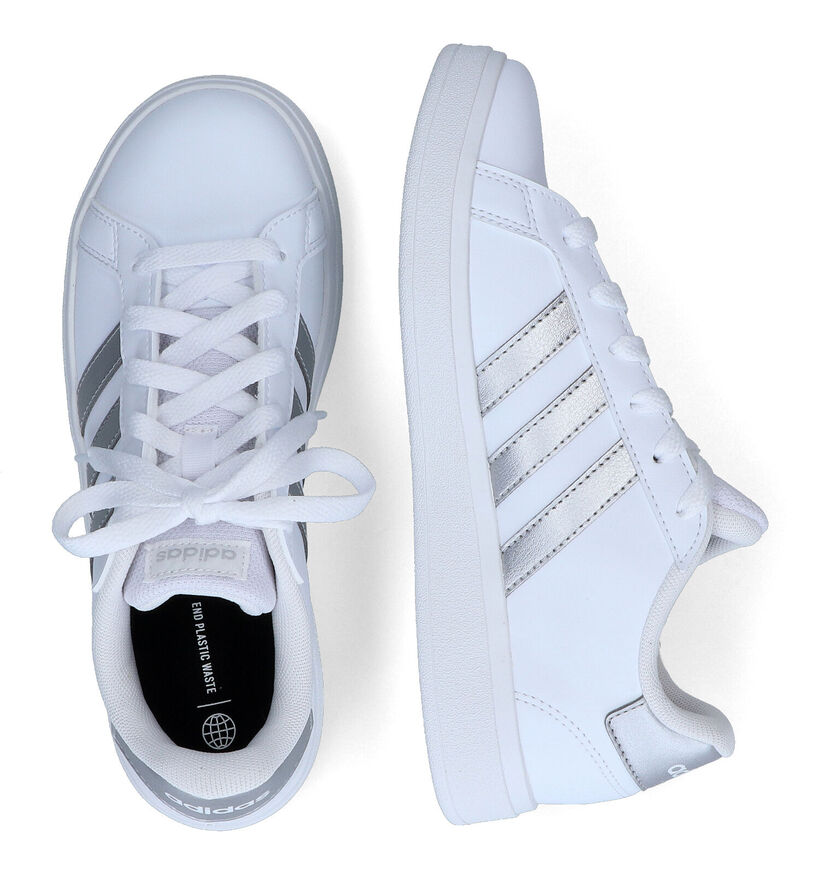 adidas Grand Court 2.0 Witte Sneakers in kunstleer (326900)
