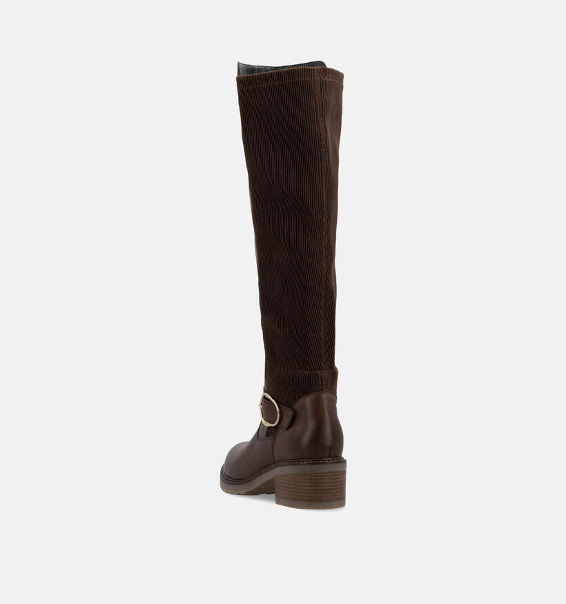 Remonte Bottes hautes en Cognac pour femmes (347231) - pour semelles orthopédiques