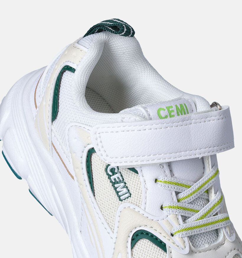 CEMI Witte Velcroschoenen voor jongens (354449)