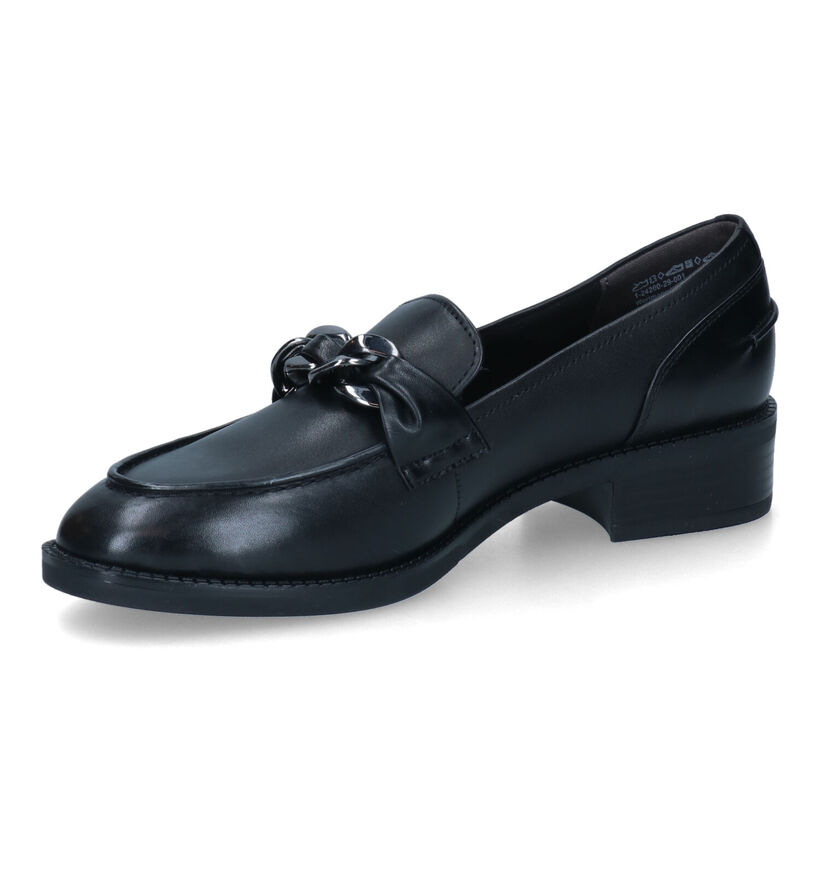 Tamaris Loafers en Noir en cuir (315404)