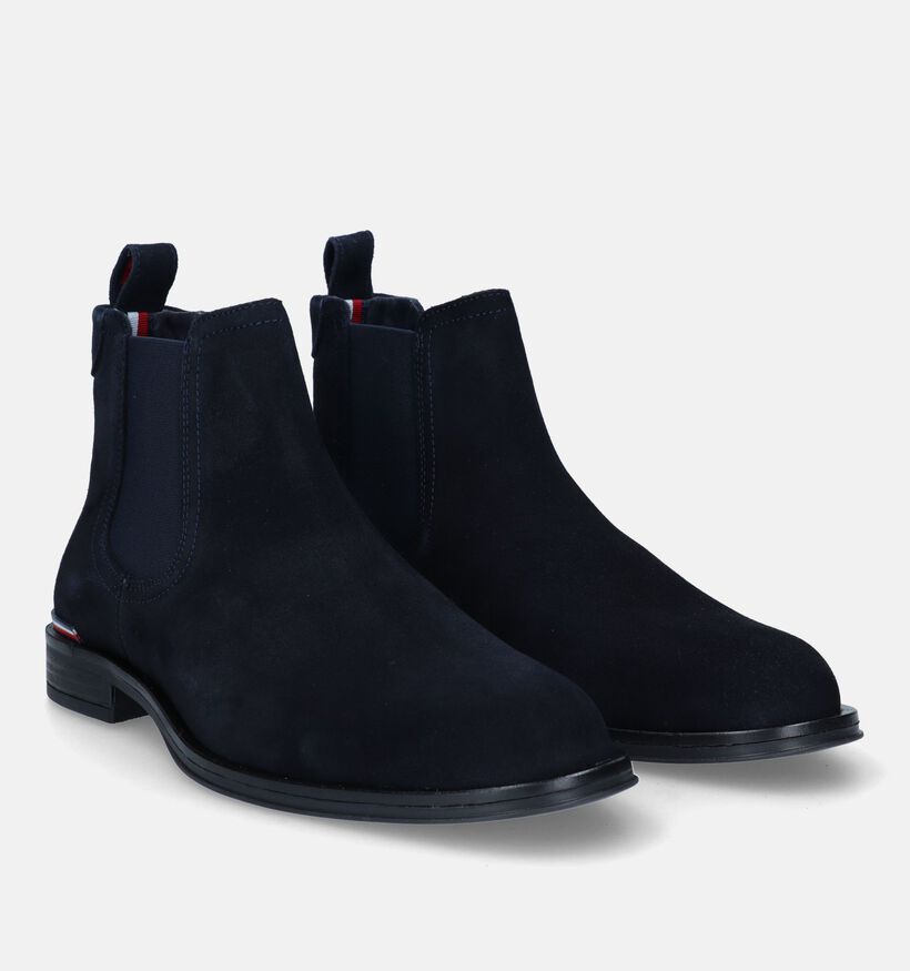 Tommy Hilfiger Coporate Boots Chelsea en Bleu pour hommes (329359) - pour semelles orthopédiques