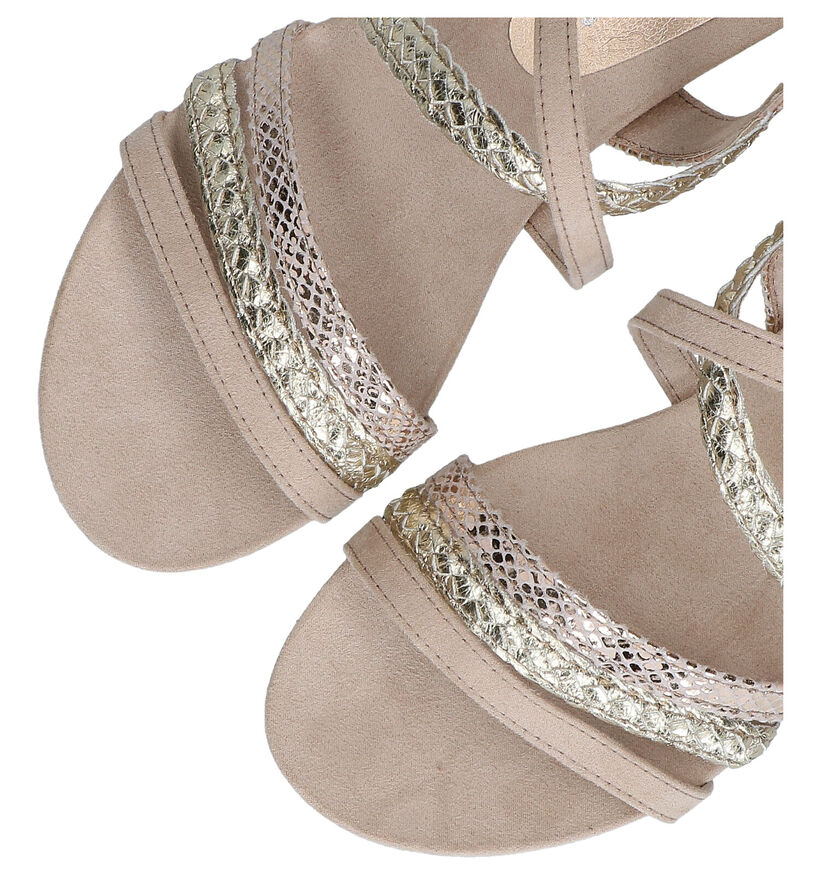 Marco Tozzi Beige Sandalen in kunstleer (289618)