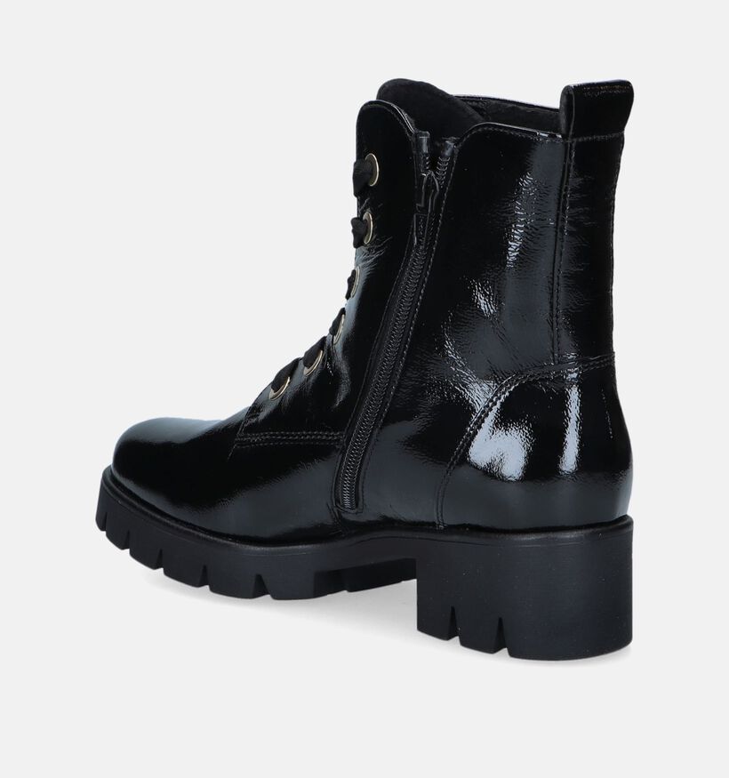 Gabor Best Fitting Zwarte Bottines voor dames (347050) - geschikt voor steunzolen