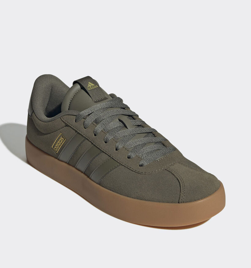 adidas VL Court 3.0 Kaki Groene Sneaker voor heren (359500) - geschikt voor steunzolen