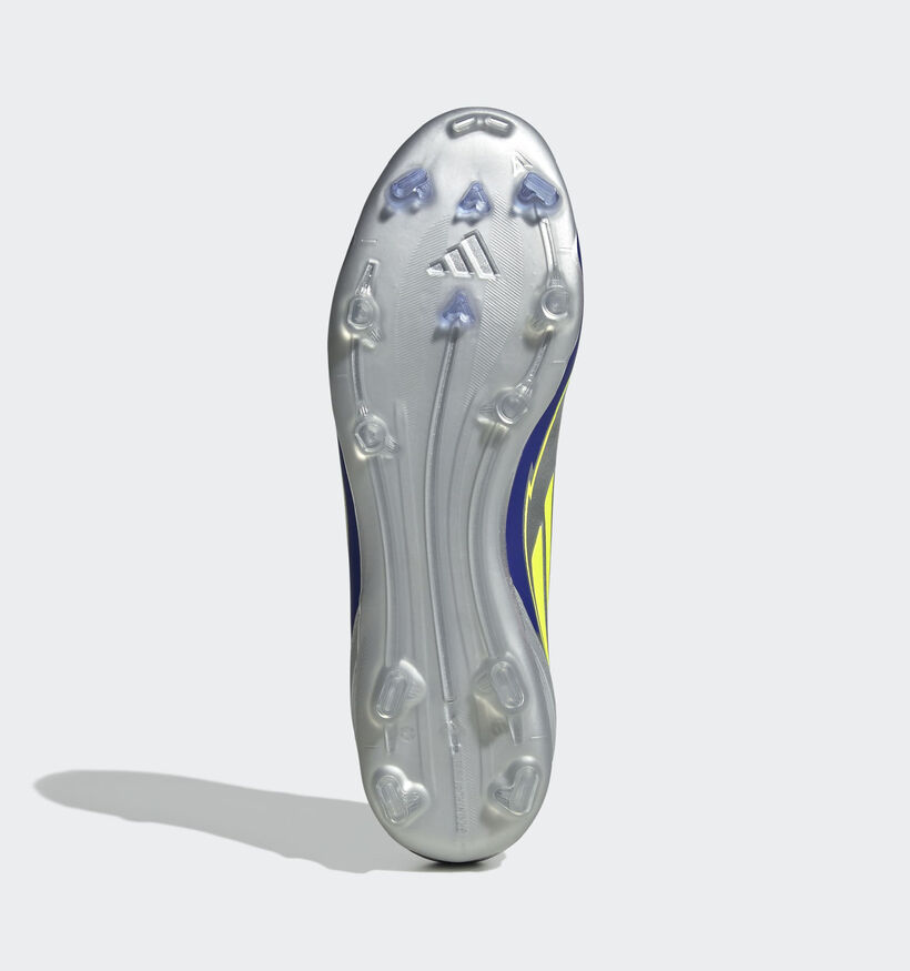 adidas F50 League Chaussures de foot en Argent/Bleu pour hommes (366388) - pour semelles orthopédiques