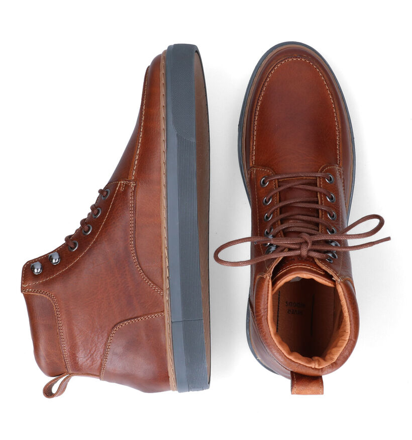 River Woods Geofry Cognac Bottines in leer (316641)