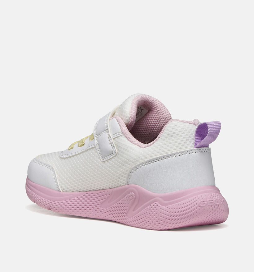 Geox Sprintye Witte/Pastel Sneakers voor meisjes (370114)