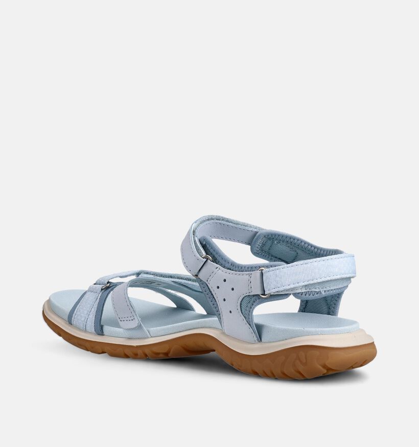 Offroad Sandales plates en Bleu clair pour femmes (369783)