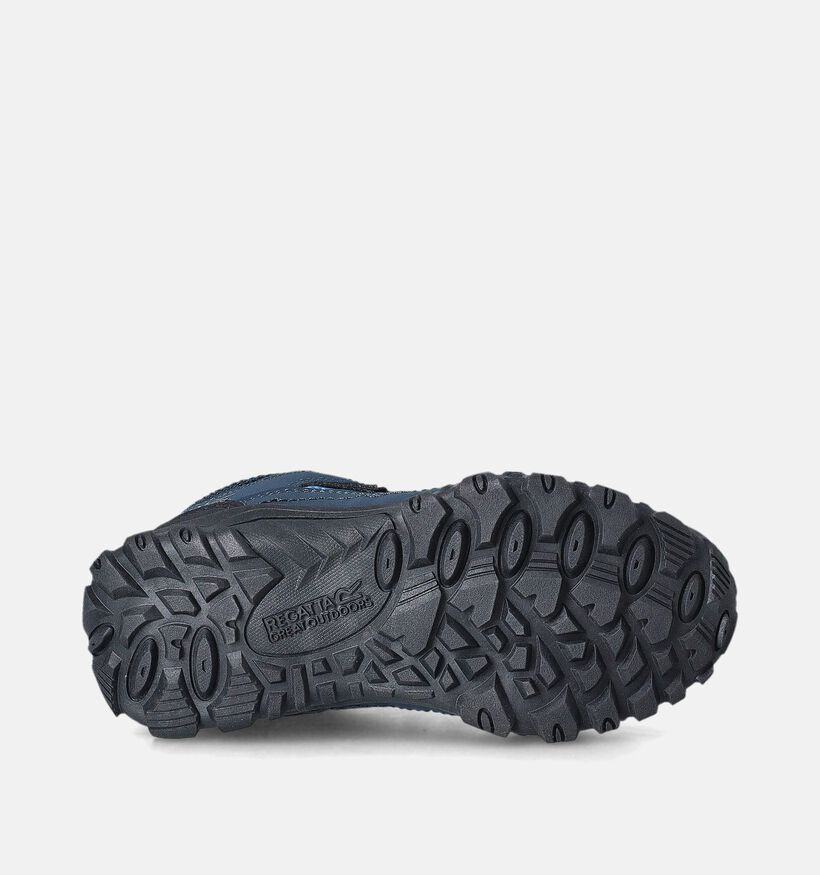 Regatta Edgepoint Mid Jnr Blauwe Wandelschoenen voor jongens (361301) - geschikt voor steunzolen