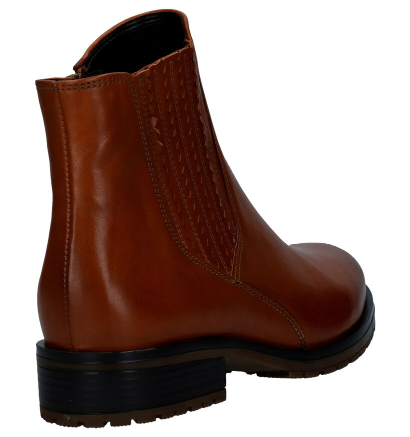 Gabor OptiFit Cognac Enkellaarzen in leer (282304)