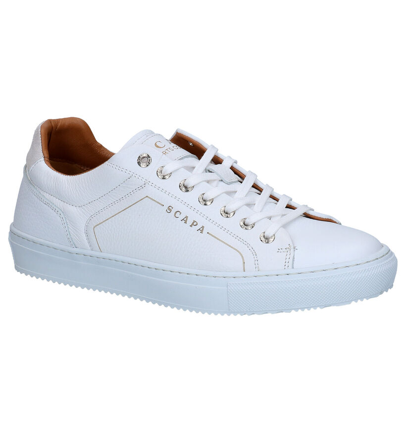 Scapa Chaussures basses en Blanc en cuir (270346)